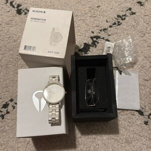 Nixon Kensington All White/Gold Watch